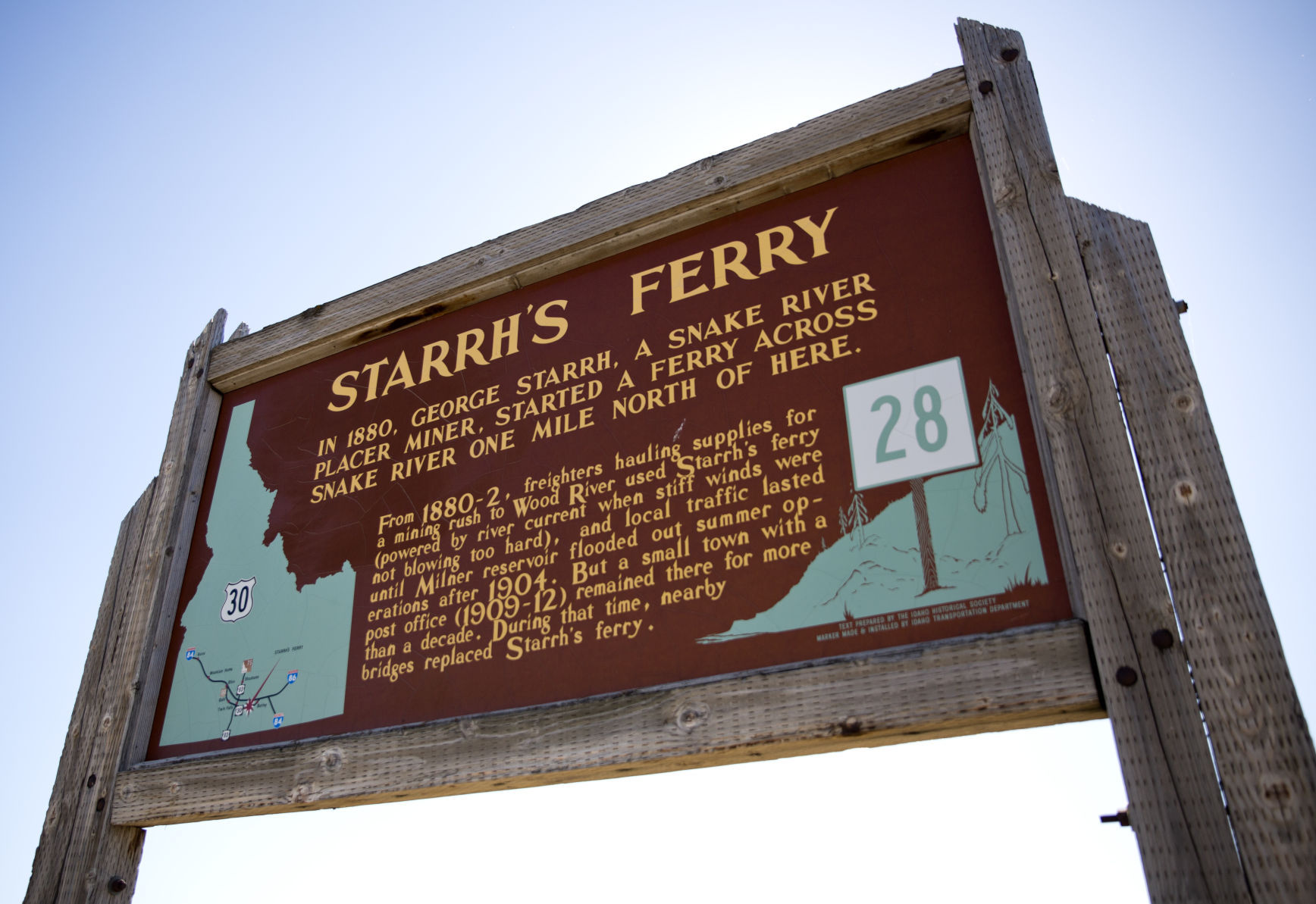 Starrh's Ferry historical marker